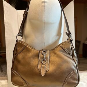 Croft and barrow bronze shoulder bag